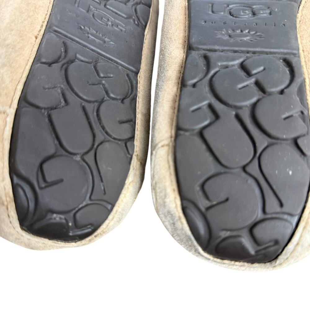 Ugg Dakota 5612 Suede Shearling Lined Leather Loafers Slippers Casual Shoes sz 8 - Picture 14 of 16